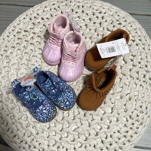 Carter’s little girls shoes set of 3